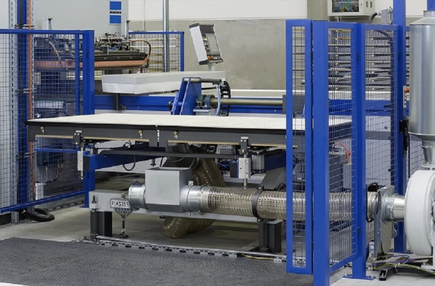Special system for industrial furniture production